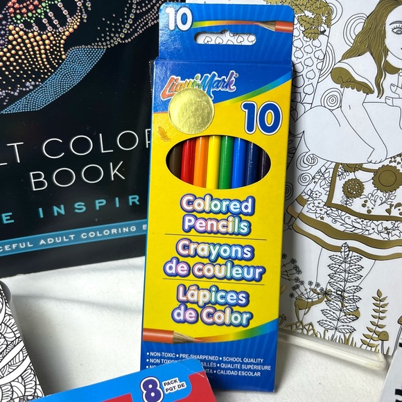 ADULT COLORING BOOK SET #6 - Picture 15 of 15